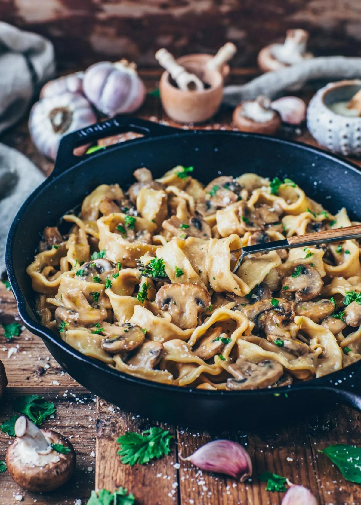 Vegan Mushroom Stroganoff or Gravy